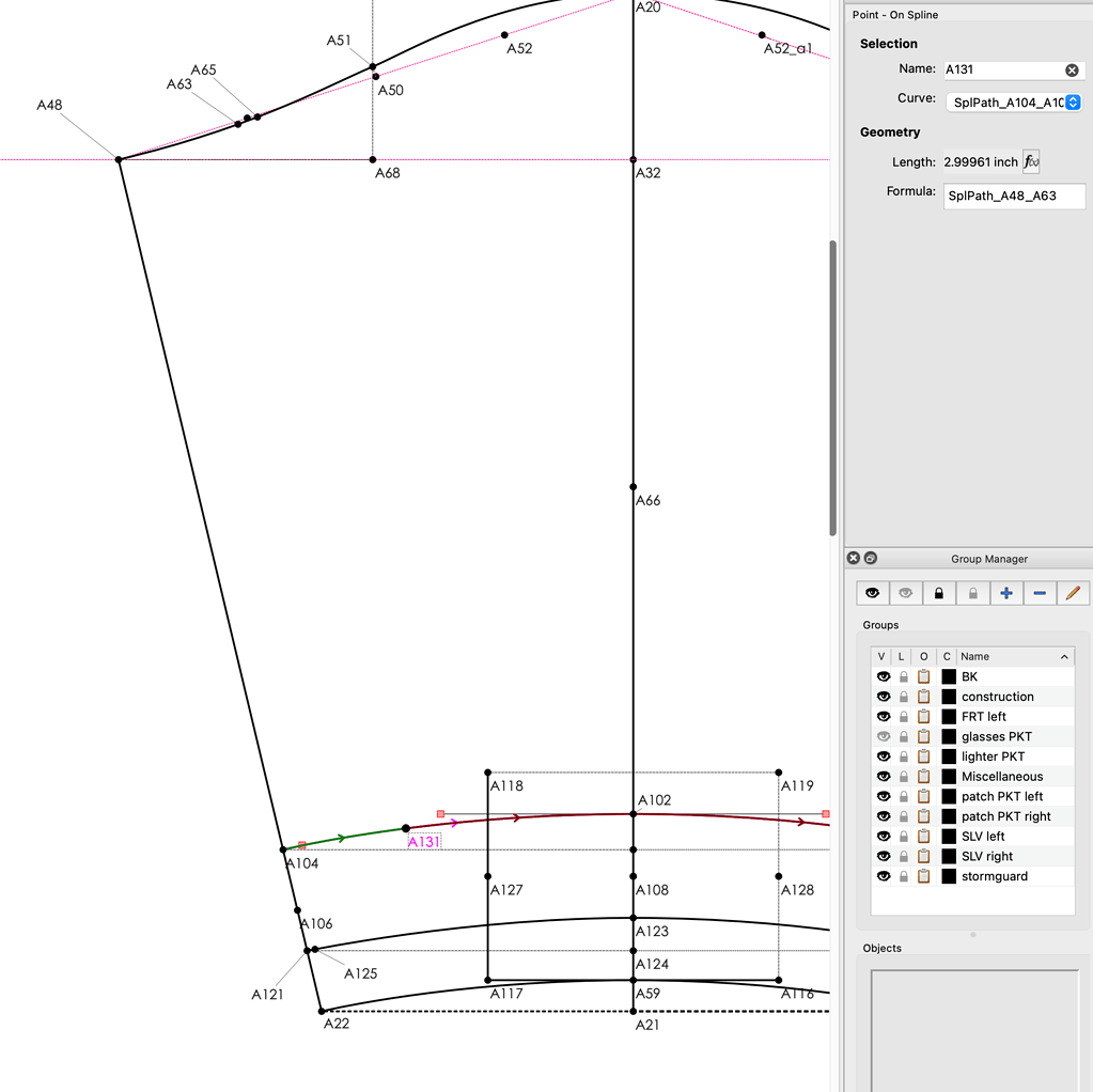 Curve length not quite right bug reports issues seamly patterns forum