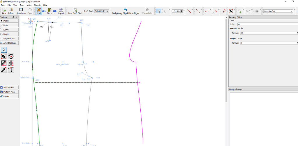 Moved curve shows different curve - Bug Reports / Issues - Seamly ...